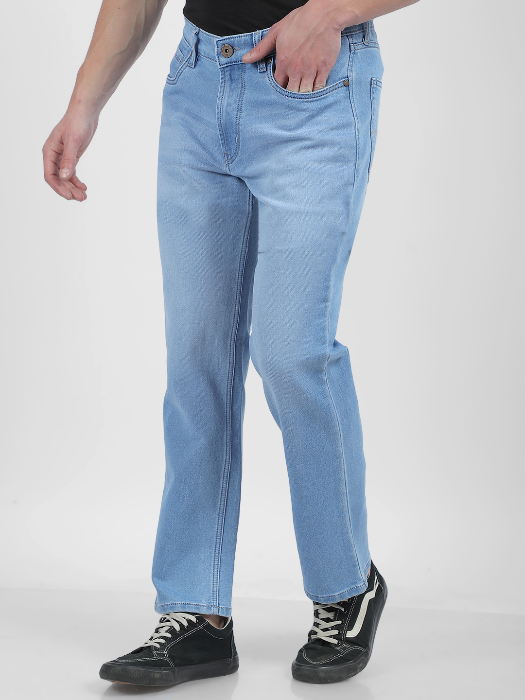 Numero Uno Men Faded Blue Jeans